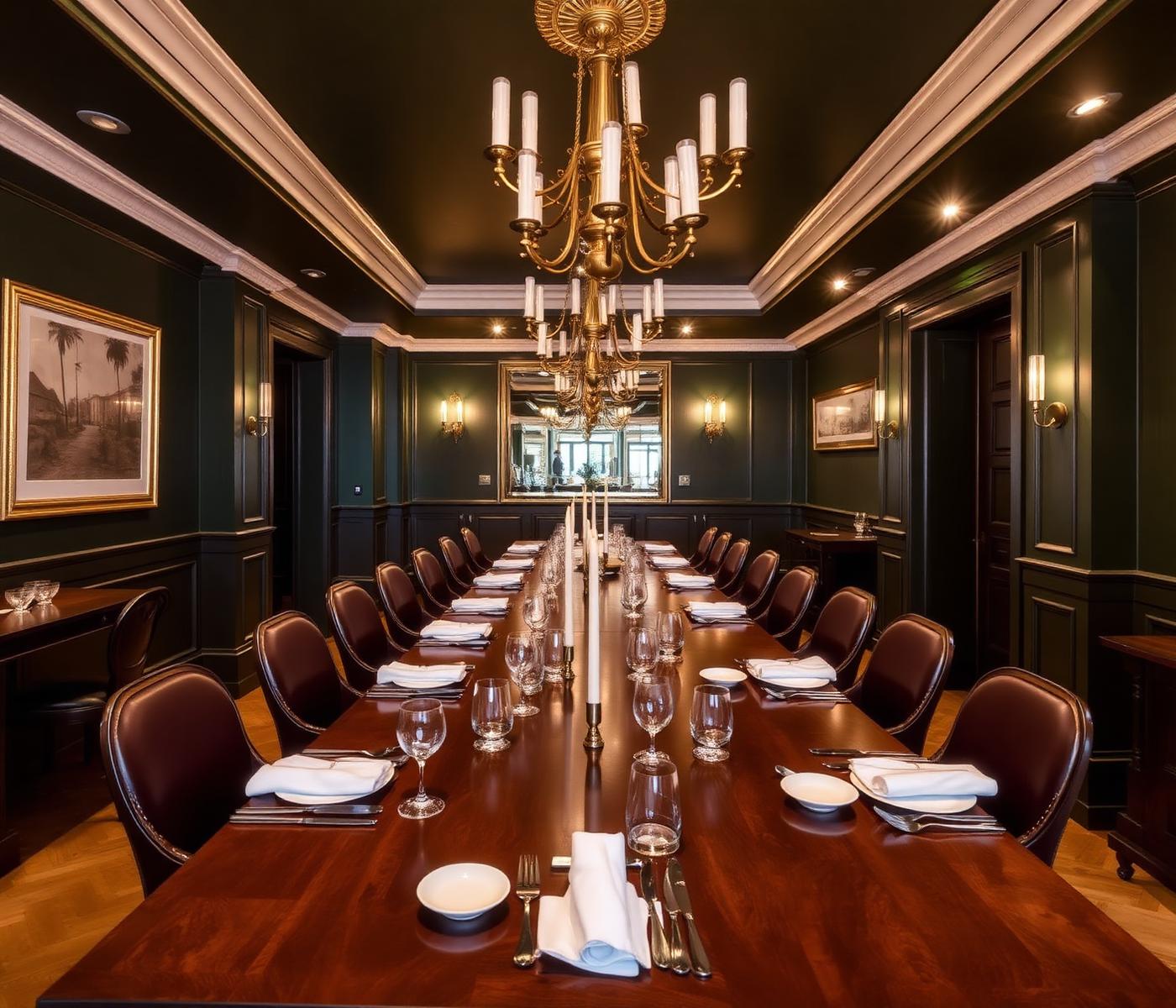 The private dining room